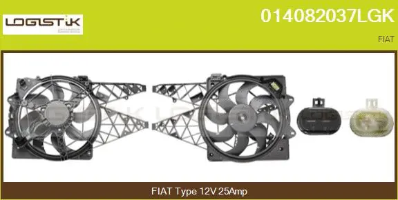 Electric Motor, radiator fan (014082037LGK)