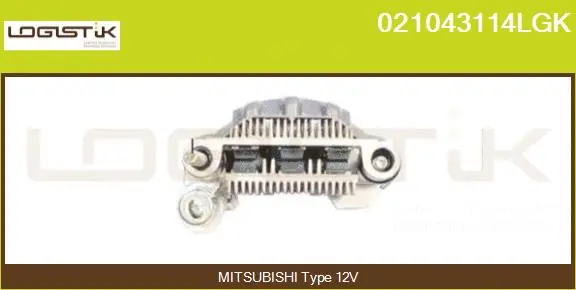 Rectifier, alternator (021043114LGK)