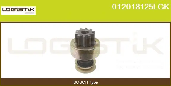 Pinion, starter (012018125LGK)