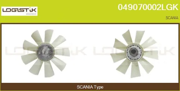 Clutch, radiator fan (049070002LGK)