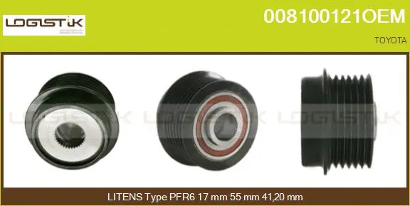 Belt Pulley, alternator (008100121OEM)