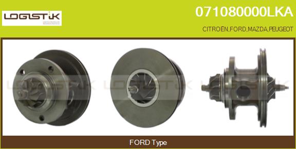 Core assembly, turbocharger (071080000LKA)