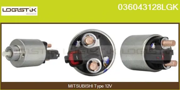 Solenoid Switch, starter (036043128LGK)