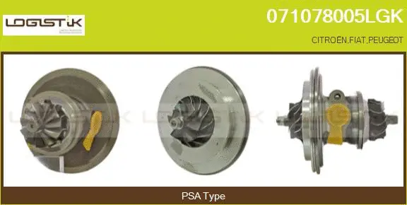 Core assembly, turbocharger (071078005LGK)