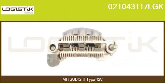 Rectifier, alternator (021043117LGK)
