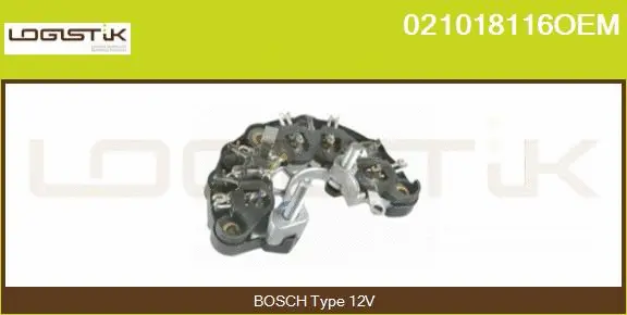 Rectifier, alternator (021018116OEM)