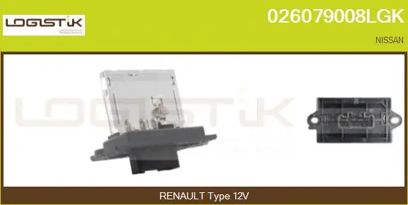 Resistor, interior blower (026079008LGK)