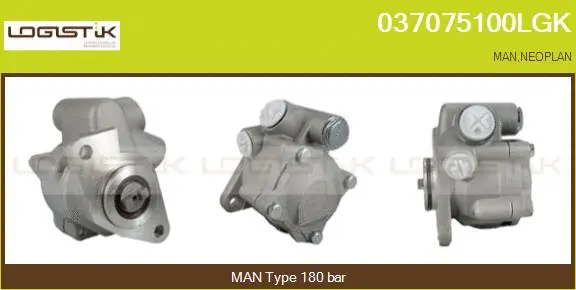 Hydraulic Pump, steering (037075100LGK)