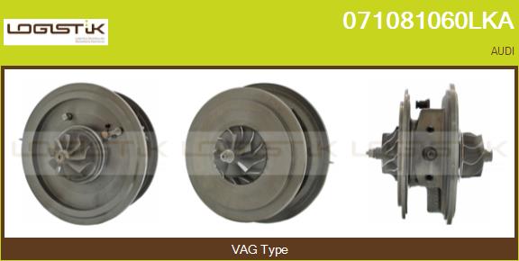 Core assembly, turbocharger (071081060LKA)