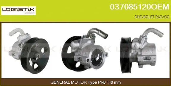 Hydraulic Pump, steering (037085120OEM)