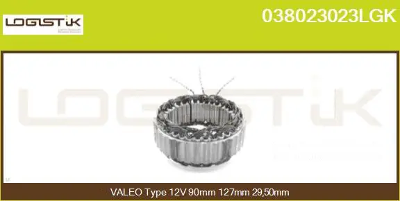 Stator, alternator (038023023LGK)