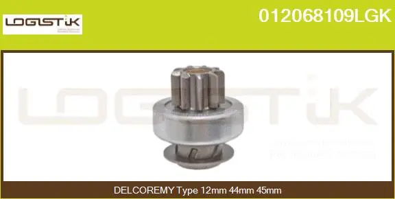 Pinion, starter (012068109LGK)