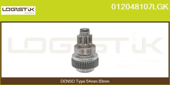 Pinion, starter (012048107LGK)