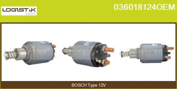 Solenoid Switch, starter (036018124OEM)