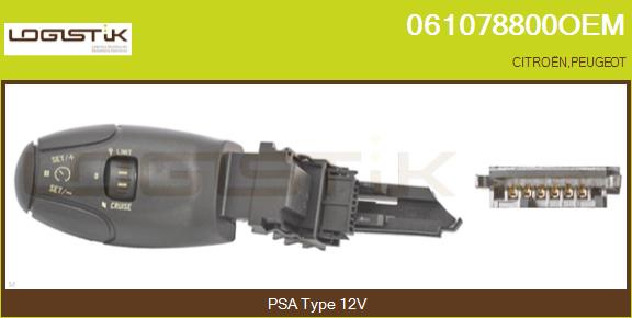 Switch, cruise control (061078800OEM)