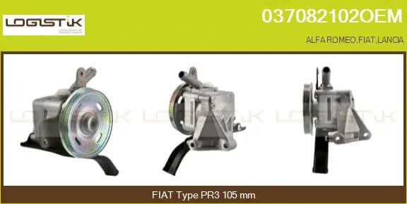 Hydraulic Pump, steering (037082102OEM)