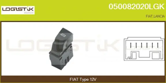 Switch, window regulator (050082020LGK)