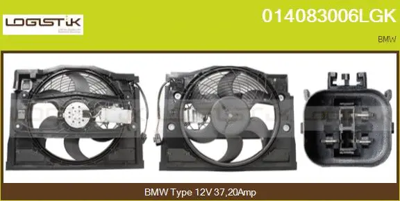 Electric Motor, radiator fan (014083006LGK)