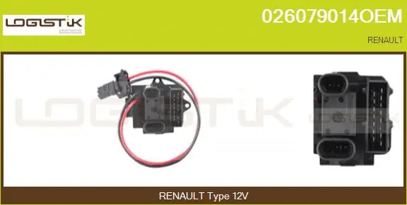 Resistor, interior blower (026079014OEM)