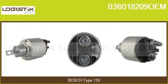 Solenoid Switch, starter (036018209OEM)