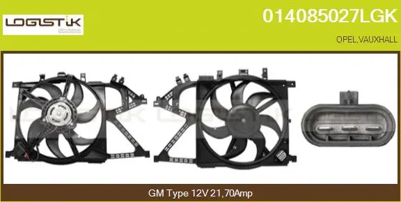 Electric Motor, radiator fan (014085027LGK)