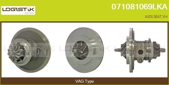 Core assembly, turbocharger (071081069LKA)