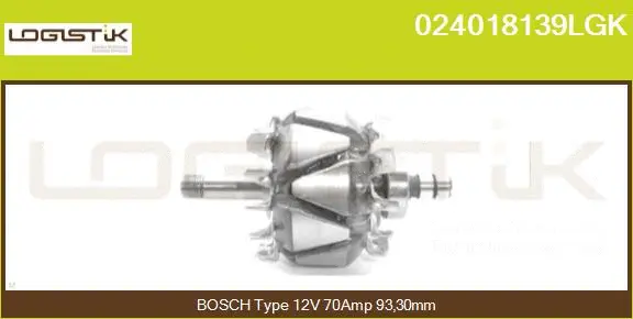 Rotor, alternator (024018139LGK)