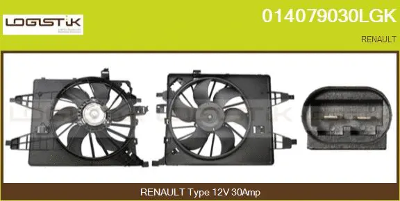Electric Motor, radiator fan (014079030LGK)