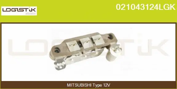 Rectifier, alternator (021043124LGK)