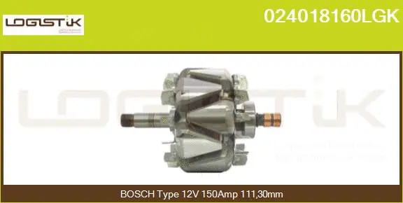 Rotor, alternator (024018160LGK)