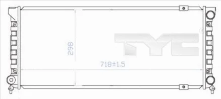 Radiator, engine cooling (737-0003)