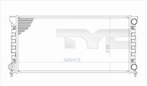 Radiator, engine cooling (737-0033)