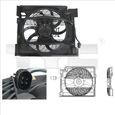 Fan, engine cooling (803-0006)