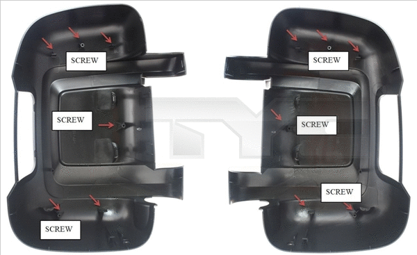 Cover, exterior mirror