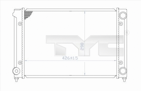 Radiator, engine cooling (737-0018)
