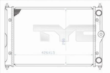 Radiator, engine cooling (737-0044)