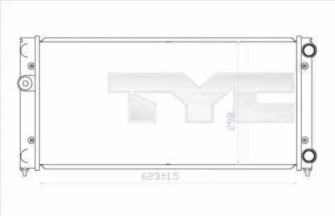 Radiator, engine cooling (737-0028)