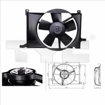 Fan, engine cooling (825-0002)