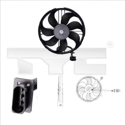 Fan, engine cooling (837-0018)