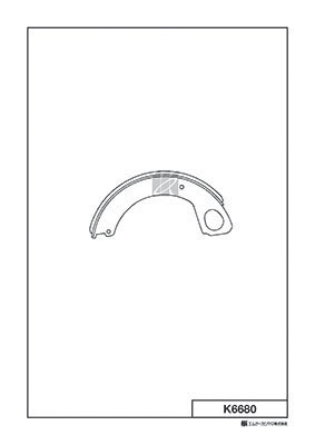 Brake Shoe Set (K6680)