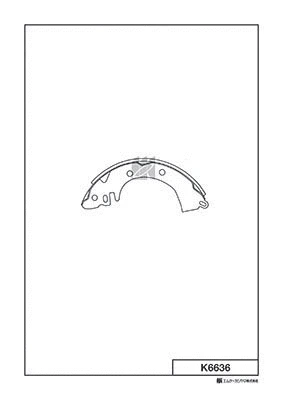 Brake Shoe Set (K6636)