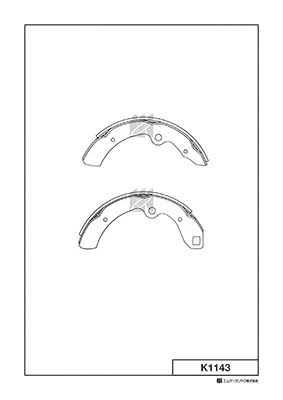 Brake Shoe Set (K1143)