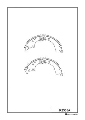 Brake Shoe Set (K2335A)