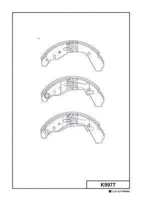 Brake Shoe Set (K9977)