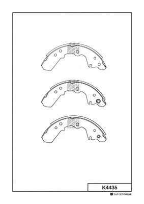 Brake Shoe Set (K4435)