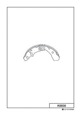 Brake Shoe Set (K0030)