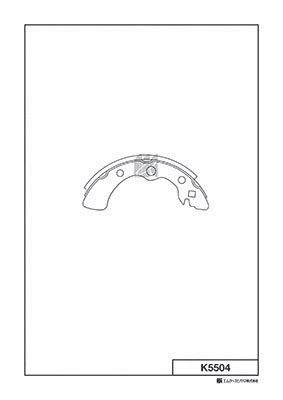 Brake Shoe Set (K5504)