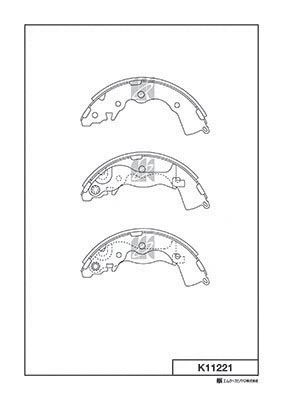 Brake Shoe Set (K11221)