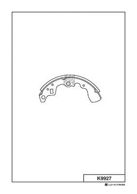 Brake Shoe Set (K9927)