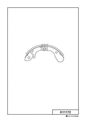 Brake Shoe Set (K11172)